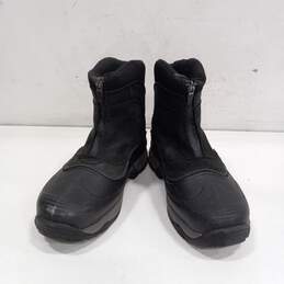 Elk Woods Men's Black Leather Weather Boots Size 8