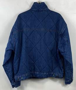 Levi's Blue Quilted Denim Jacket - Size Large alternative image
