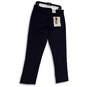 NWT Mens Blue Zippered Pocket Straight Leg Midway Chino Pants Size 32x30 image number 2