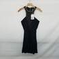 Millau Black Racerback Beaded Sleeveless Dress WM Size S NWT image number 2