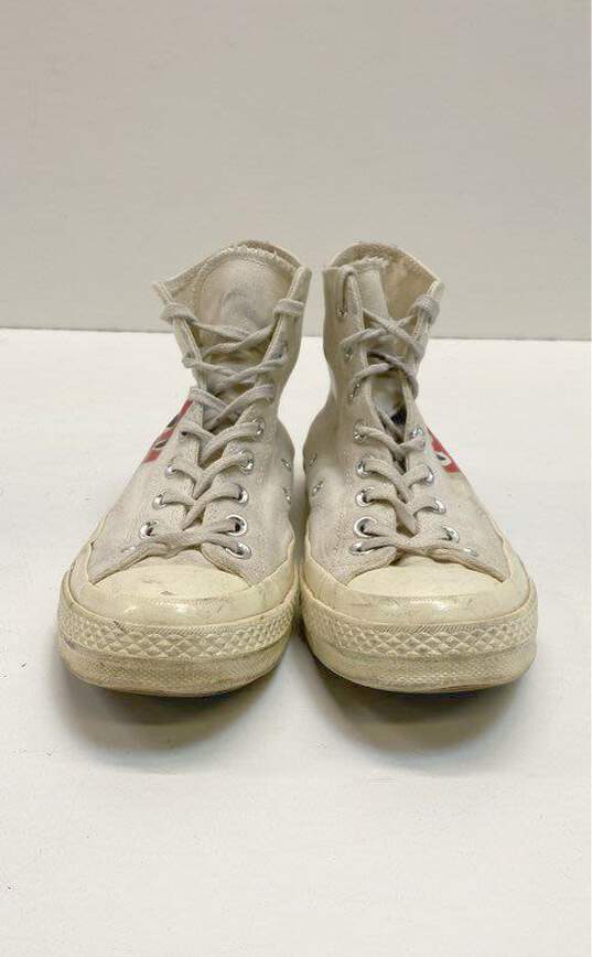 Converse Chuck Taylor All Star 70 Hi Comme des Garcons PLAY White 150205c Men 7 image number 3