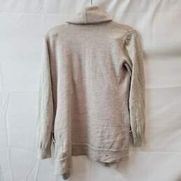 ALLSAINTS Dahlia Open front collar Sweatshirt Cardigan Size S alternative image