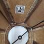 B# VTG. Leather & Faux Fur Lamp Shade Approx. 18in. Dia X 11 in. Mexico image number 4