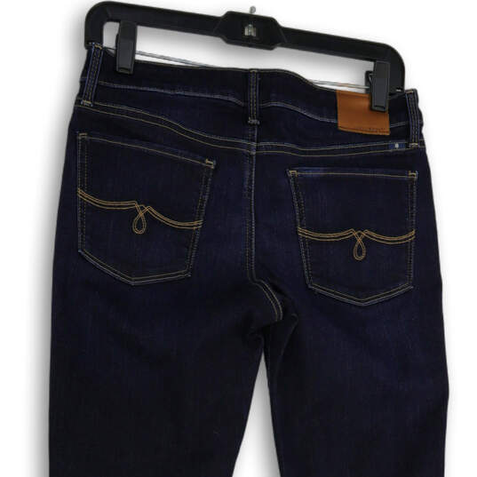 Womens Blue Denim Medium Wash 5-Pocket Design Skinny Leg Jeans Size 4/27R image number 4