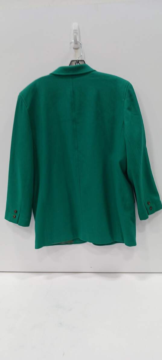 Liz Sport Women's Green Jacket Size 14 image number 2