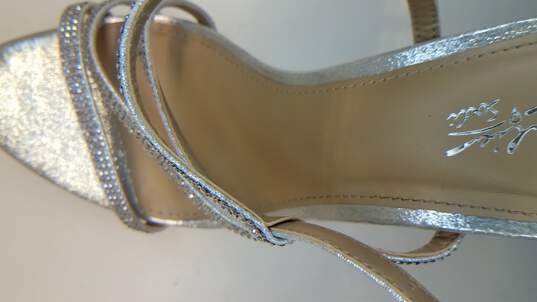 Thalia Sodi Livy Platform Dress Sandals Women's Shoes, silver bling, Size 8M image number 8