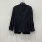 Gucci Mens Black Notch Lapel Long Sleeve Two Button Blazer Size 52R With COA image number 2