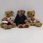 4PC TY Assorted Bear Plush Toy Bundle image number 1