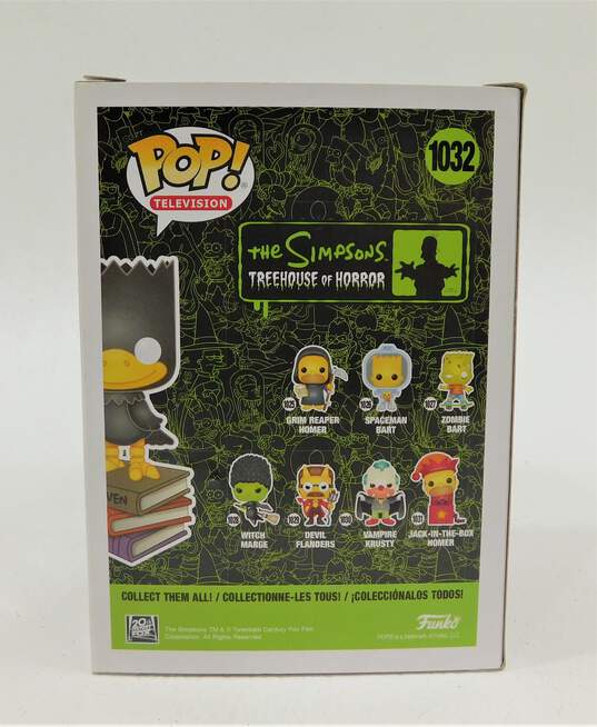 The Simpson's Treehouse Of Horror 1032 The Raven Bart Figure IOB Box Lunch image number 3