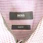 Hugo Boss Men White/Purple Button Up Shirt Sz 2XL image number 2
