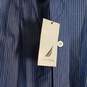 NWT Mens Cotton Striped Long Sleeve Collared Button-Up Shirt Size Large image number 3