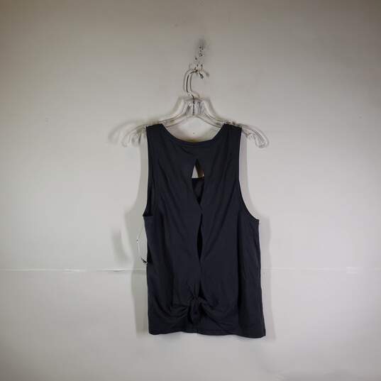 Buy the Womens Sleeveless Open Back Knotted Workout Yoga Tank Top