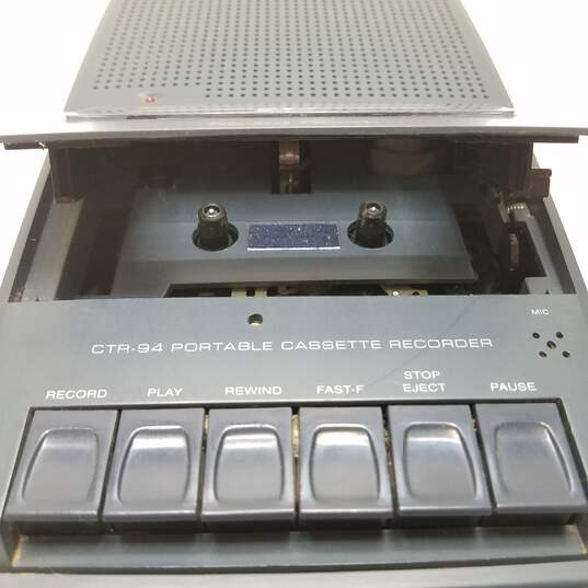 Radio Shack CTR-94 Portable Cassette Recorder image number 2