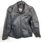 USA Leather Men Black Leather Jacket 2XL image number 1