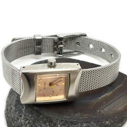 Designer Fossil F2 ES 8751 Silver-Tone Strap Analog Dial  Quartz Wristwatch alternative image