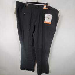 Van Heusen Men Black Big & Tall Dress Pants Sz 46x30 NWT alternative image
