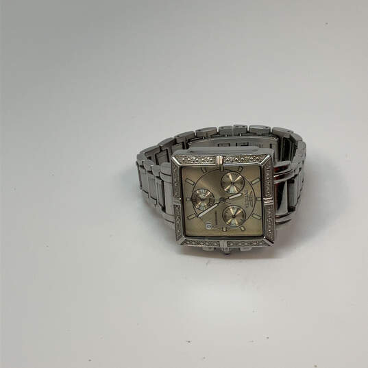 Designer Invicta 5377 Silver-Tone Wildflower Chronograph Analog Wristwatch image number 3