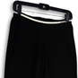 Womens Black Elastic Waist Regular Fit Straight Leg Sweatpants Size Small image number 3
