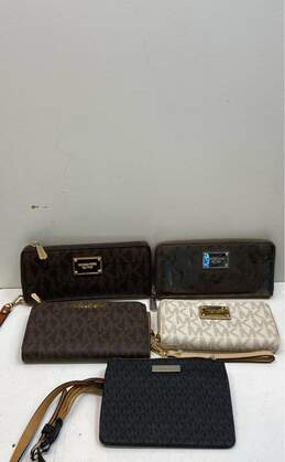 Michael Kors Assorted Leather Wallets Set of 5