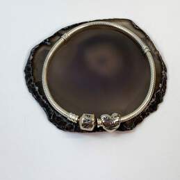 Designer Pandora S 925 ALE Sterling Silver Snake Chain Bracelet With Charm