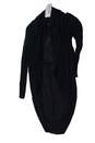 Womens Black Long Sleeve Open Front Cardigan Sweater Size XS image number 1