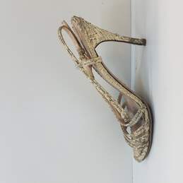 Prada Python Snakeskin High Heel Sandal Women's 9 Authenticated alternative image