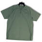Mens Green Collared Short Sleeve Stretch Pullover Golf Polo Shirt Size XXL image number 1