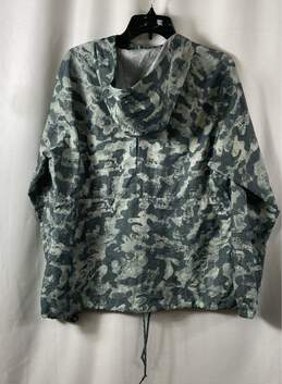 Columbia Women Green Camouflage Long Sleeve Hooded Windbreaker Jacket Size Large alternative image