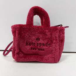 Kate Spade New York Pink Fur Handbag