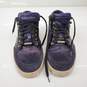 Jimmy Choo Women's Purple Snakeskin Leather Low Top Lace Up Sneakers Size 9 AUTHENTICATED image number 5
