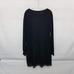 Sanctuary Black Knit Long Sleeved Pullover Dress WM Size XL NWT alternative image