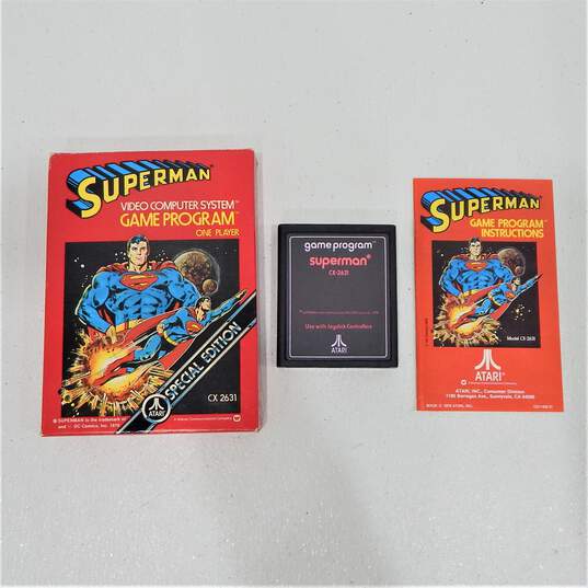 Superman Atari 2600 CIB image number 1
