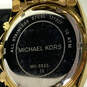 IOB Designer Michael Kors MK-5835 Gold-Tone Round  Dial Analog Wristwatch image number 4