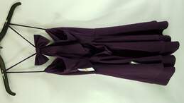 City Studio Women Purple Sleeveless Dress S alternative image
