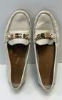 COACH Olive Ivory Leather Flat Loafers Shoes Women's Size 8.5 B image number 5