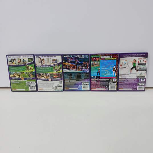 Bundle Of 5 Assorted Xbox 360 Kinect Video Games image number 2