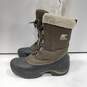 Women's Green Winter Boots Size 6 image number 1