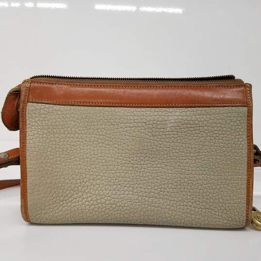 Dooney & Bourke Vintage Ivory Leather Crossbody Bag image number 9