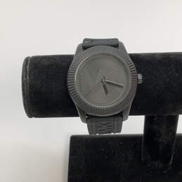 Designer Michael Kors Black Adjustable Strap Round Dial Analog Wristwatch