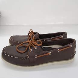 Sperry Top-Sider Men's Brown Boat Loafer Shoes Size 11M alternative image