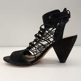 Vince Camuto 'Evel' Black Caged Heeled Sandals Women's Size 7M alternative image