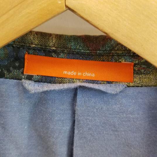 Macy's Men's Store Tallia Multicolor Suit Jacket Size 46L image number 2