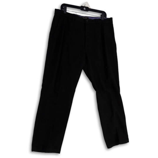 NWT Mens Black Kentfield Slash Pocket Straight Fit Dress Pants Size 35x30 image number 1