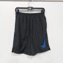 Nike Men's Dri-Fit Gray & Blue Athletic Running Shorts Size Medium