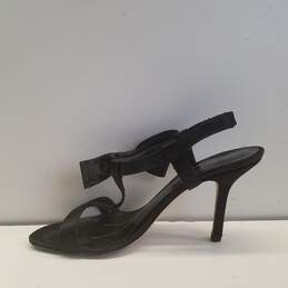 Kate Spade Satin Bow T Strap Heels Black 9 alternative image