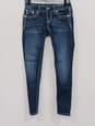 Miss Me Women's Blue Signature Skinny Jeans Size 26 image number 1