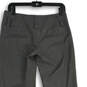 Womens Gray Flat Front Slash Pocket Bootcut Leg Dress Pants Size 4 image number 4