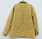 Mens Tan Faux Suede Insulated Winter Coat Size L image number 2