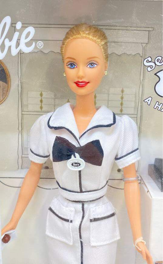 1999 Barbie Doll See's Candies Salesperson Mattel Vintage #27289 NRFB image number 2