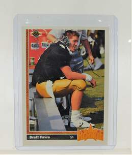 1991 HOF Brett Favre Upper Deck Rookie Falcons Packers